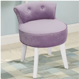 Living And Home (Purple) Velvet Dressing Table Chair Vanity Stool Piano Stools Living And Home (Purple) Velvet Dressing Table Chair Vanity Stool Piano Stools