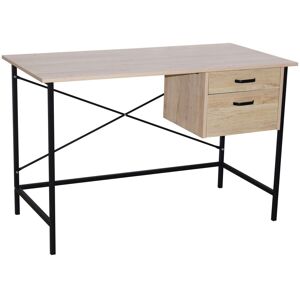 Home Source Home Office Oak Desk Computer Table Study Laptop Writing Workstation 2 Drawers Home Source Home Office Oak Desk Computer Table Study Laptop Writing Workstation 2 Drawers