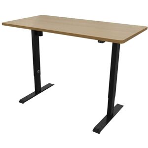 Dellonda Single Motor Height-Adjustable Electric Sit & Stand Desk, Memory Functi Dellonda Single Motor Height-Adjustable Electric Sit & Stand Desk, Memory Functi