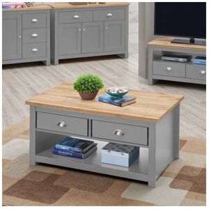 Timber Art Design UK Lisbon Living Room 2 Drawer Coffee Table Light Grey Storage Furniture Timber Art Design UK Lisbon Living Room 2 Drawer Coffee Table Light Grey Storage Furniture