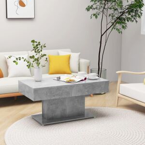 vidaXL Coffee Table Concrete Grey Engineered Wood Couch Center Accent Table vidaXL Coffee Table Concrete Grey Engineered Wood Couch Center Accent Table