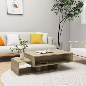 vidaXL Coffee Table Sonoma Oak Engineered Wood Living Room Couch Sofa Table vidaXL Coffee Table Sonoma Oak Engineered Wood Living Room Couch Sofa Table
