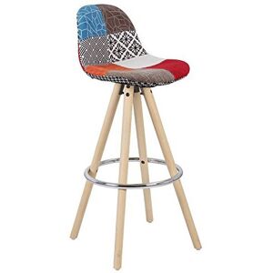 WOLTU 1 X Breakfast Kitchen Counter Bar Chair Linen Fabric Bar Stool Wood Legs B WOLTU 1 X Breakfast Kitchen Counter Bar Chair Linen Fabric Bar Stool Wood Legs B