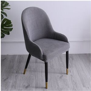 Unbranded (LightGray) Chair Cover Curved Back Accent Dining Room Chair Slipcover Stretch B Unbranded (LightGray) Chair Cover Curved Back Accent Dining Room Chair Slipcover Stretch B