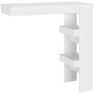 (white) vidaXL Wall Bar Table Pub Table Indoor Furniture Engineered Wood Multi C (white) vidaXL Wall Bar Table Pub Table Indoor Furniture Engineered Wood Multi C