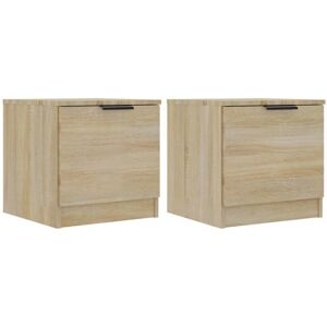 (sonoma oak, 2) vidaXL 1/2x Bedside Cabinet Bedroom Nightstand Side End Table Mu (sonoma oak, 2) vidaXL 1/2x Bedside Cabinet Bedroom Nightstand Side End Table Mu