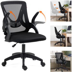 Unbranded (Black) Mesh Office Chair Ergonomic Back Swivel Computer Desk Chair with Adjusta Unbranded (Black) Mesh Office Chair Ergonomic Back Swivel Computer Desk Chair with Adjusta
