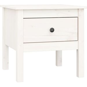 (white, 50 x 50 x 49 cm/1) vidaXL 1/2x Solid Wood Pine Side Table Multi Colours (white, 50 x 50 x 49 cm/1) vidaXL 1/2x Solid Wood Pine Side Table Multi Colours