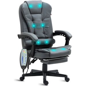 Unbranded Luxury Massage Computer Office Desk Gaming Chair Swivel w/Footrest Grey Unbranded Luxury Massage Computer Office Desk Gaming Chair Swivel w/Footrest Grey
