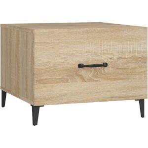 (Sonoma oak, 1) vidaXL 1/2x Coffee Table with Metal Legs End Centre Accent Table (Sonoma oak, 1) vidaXL 1/2x Coffee Table with Metal Legs End Centre Accent Table