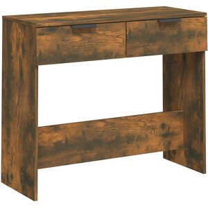 (Smoked oak) vidaXL Console Table Entryway Accent Sofa Table Hall End Table Engi (Smoked oak) vidaXL Console Table Entryway Accent Sofa Table Hall End Table Engi
