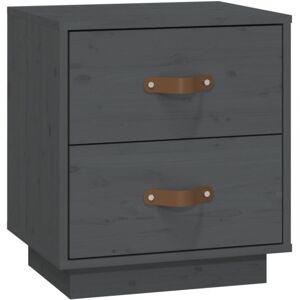 (Grey, 1) vidaXL 1/2x Solid Wood Pine Bedside Cabinet Nightstand End Table Multi (Grey, 1) vidaXL 1/2x Solid Wood Pine Bedside Cabinet Nightstand End Table Multi