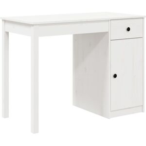 vidaXL White Pine Desk - Office & Study Table vidaXL White Pine Desk - Office & Study Table