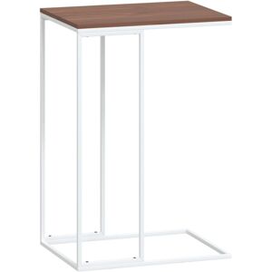 (white and brown, 40 x 30 x 59 cm) vidaXL Side Table Hallway Tea Coffee Sofa Tab (white and brown, 40 x 30 x 59 cm) vidaXL Side Table Hallway Tea Coffee Sofa Tab