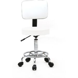 Unbranded Bar Stool PU Leather Swivel Beauty Workshop Salon Barber Chair W/ Back Unbranded Bar Stool PU Leather Swivel Beauty Workshop Salon Barber Chair W/ Back