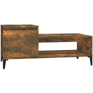 (Smoked oak) vidaXL Coffee Table Engineered Wood Side Sofa Accent Couch Table Mu (Smoked oak) vidaXL Coffee Table Engineered Wood Side Sofa Accent Couch Table Mu
