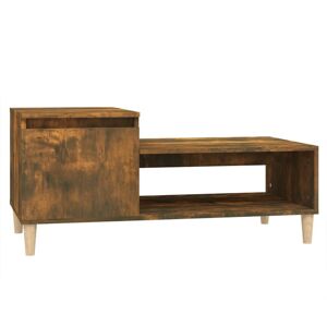 (Smoked oak) vidaXL Coffee Table Engineered Wood Side Sofa Accent Couch Table Mu (Smoked oak) vidaXL Coffee Table Engineered Wood Side Sofa Accent Couch Table Mu