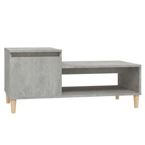 vidaXL Concrete Grey Engineered Wood Coffee Table - Coffee Table vidaXL Concrete Grey Engineered Wood Coffee Table - Coffee Table