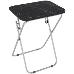 OMS home store (50 x 80, Black Marble) Wooden Folding TV Side Table Laptop Computer Desk OMS home store (50 x 80, Black Marble) Wooden Folding TV Side Table Laptop Computer Desk