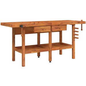 vidaXL Workbench with Drawers and Vices - Workshop Craft Table vidaXL Workbench with Drawers and Vices - Workshop Craft Table