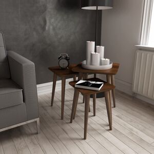 OMS home store (Square) Set Of 3 Coffee Tables Wooden Side End Table Lamp Stand Nesting Nest Ta OMS home store (Square) Set Of 3 Coffee Tables Wooden Side End Table Lamp Stand Nesting Nest Ta