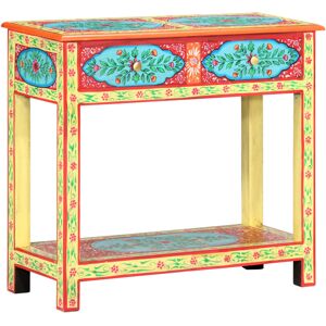 Simply Chosen 4u vidaXL Solid Mango Wood Console Table with 2 Drawers 80x35x75cm Side Hall Desk Simply Chosen 4u vidaXL Solid Mango Wood Console Table with 2 Drawers 80x35x75cm Side Hall Desk