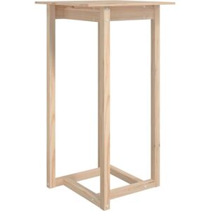 (brown) vidaXL Solid Wood Pine Bar Table Desk Multi Colours 60x60x110 cm/80x80x1 (brown) vidaXL Solid Wood Pine Bar Table Desk Multi Colours 60x60x110 cm/80x80x1