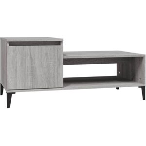 (Grey sonoma) vidaXL Coffee Table Engineered Wood Side Sofa Accent Couch Table M (Grey sonoma) vidaXL Coffee Table Engineered Wood Side Sofa Accent Couch Table M