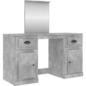 (concrete grey) vidaXL Dressing Table Cosmetic Vanity Desk Makeup Table Bedroom (concrete grey) vidaXL Dressing Table Cosmetic Vanity Desk Makeup Table Bedroom