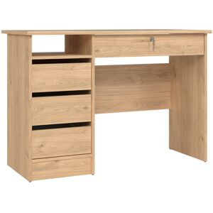 Furniture To Go Function Plus Desk (3+1) handle free Drawer in Jackson Hickory Oak Furniture To Go Function Plus Desk (3+1) handle free Drawer in Jackson Hickory Oak