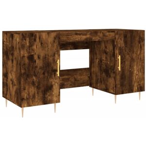 (smoked oak) vidaXL Desk Computer Desk Writing Table Office Work Desk Black Engi (smoked oak) vidaXL Desk Computer Desk Writing Table Office Work Desk Black Engi