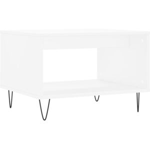 vidaXL White Coffee Table - 60x50x40 cm - Engineered Wood vidaXL White Coffee Table - 60x50x40 cm - Engineered Wood