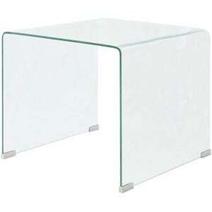 vidaXL Coffee Table Side End Table Living Room Furniture Tempered Glass Clear vidaXL Coffee Table Side End Table Living Room Furniture Tempered Glass Clear