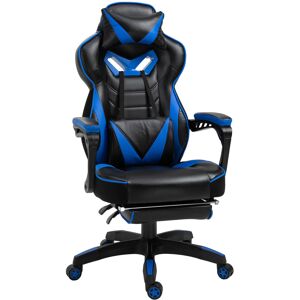 Vinsetto Ergonomic Gaming Chair with Manual Footrest - 170-Degree Recline, 5-Whe Vinsetto Ergonomic Gaming Chair with Manual Footrest - 170-Degree Recline, 5-Whe