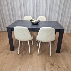 KOSY KOALA Grey Dining Table and 4 Chairs - Dining Set KOSY KOALA Grey Dining Table and 4 Chairs - Dining Set