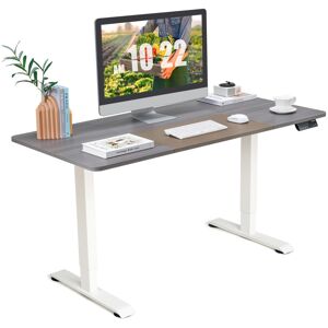 Costway 140 x 70cm Height-adjustable Standing Desk PC Workstation w/Cable Hole Costway 140 x 70cm Height-adjustable Standing Desk PC Workstation w/Cable Hole
