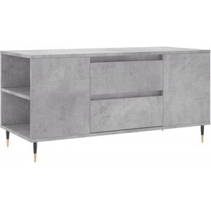 vidaXL Concrete Grey Coffee Table - Modern End Table with Metal Legs vidaXL Concrete Grey Coffee Table - Modern End Table with Metal Legs