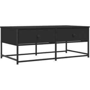 (Black) vidaXL Coffee Table Tea Side Table Sofa Couch Table Black Engineered Woo (Black) vidaXL Coffee Table Tea Side Table Sofa Couch Table Black Engineered Woo