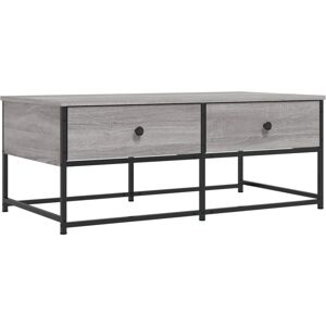 (Grey sonoma) vidaXL Coffee Table Tea Side Table Sofa Couch Table Black Engineer (Grey sonoma) vidaXL Coffee Table Tea Side Table Sofa Couch Table Black Engineer