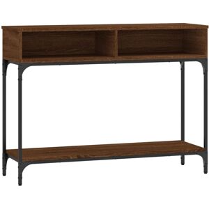 (brown oak) vidaXL Console Table End Table Hallway Stand Side Sofa Table Enginee (brown oak) vidaXL Console Table End Table Hallway Stand Side Sofa Table Enginee