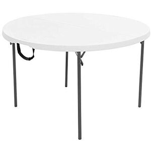 Lifetime 280064 4 ft (1.22 m) Round Light Commercial Fold-In-Half Table (white granite) Lifetime 280064 4 ft (1.22 m) Round Light Commercial Fold-In-Half Table (white granite)