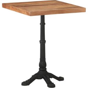 (solid acacia wood, square/4 legs) vidaXL Solid Acacia Wood Bistro Table Kitchen (solid acacia wood, square/4 legs) vidaXL Solid Acacia Wood Bistro Table Kitchen