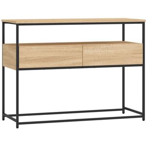 (sonoma oak, 100 x 40 x 75 cm) vidaXL Console Table Side End Table Hallway Stand (sonoma oak, 100 x 40 x 75 cm) vidaXL Console Table Side End Table Hallway Stand