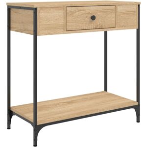 (sonoma oak, 75 x 34.5 x 75 cm) vidaXL Console Table Side End Table Hallway Stan (sonoma oak, 75 x 34.5 x 75 cm) vidaXL Console Table Side End Table Hallway Stan