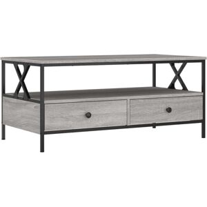 (grey sonoma) vidaXL Coffee Table Living Room Tea Side Table Sofa Table Engineer (grey sonoma) vidaXL Coffee Table Living Room Tea Side Table Sofa Table Engineer