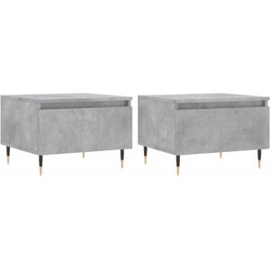 (concrete grey, 2 pcs) vidaXL Coffee Table Side Table End Accent Telephone Sofa (concrete grey, 2 pcs) vidaXL Coffee Table Side Table End Accent Telephone Sofa