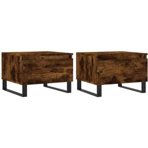 (smoked oak, 2 pcs) vidaXL Coffee Table Side Table End Accent Telephone Sofa Tab (smoked oak, 2 pcs) vidaXL Coffee Table Side Table End Accent Telephone Sofa Tab