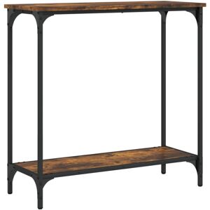 (smoked oak) vidaXL Console Table Tea End Table Hallway Sofa Couch Table Enginee (smoked oak) vidaXL Console Table Tea End Table Hallway Sofa Couch Table Enginee