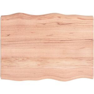 (light brown, 80 x 60 x 6 cm) vidaXL Table Top Wooden Desk Top for Table Treated (light brown, 80 x 60 x 6 cm) vidaXL Table Top Wooden Desk Top for Table Treated