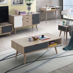 Timber Art Design UK Alford Scandinavian Low Coffee Table Living Room Sonoma Oak & Grey Timber Art Design UK Alford Scandinavian Low Coffee Table Living Room Sonoma Oak & Grey